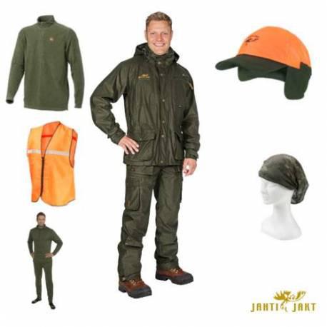 Echipamente pentru vanatoare - Costum vanatoare JAHTI JAKT VERDE ROSTO PREMIUM