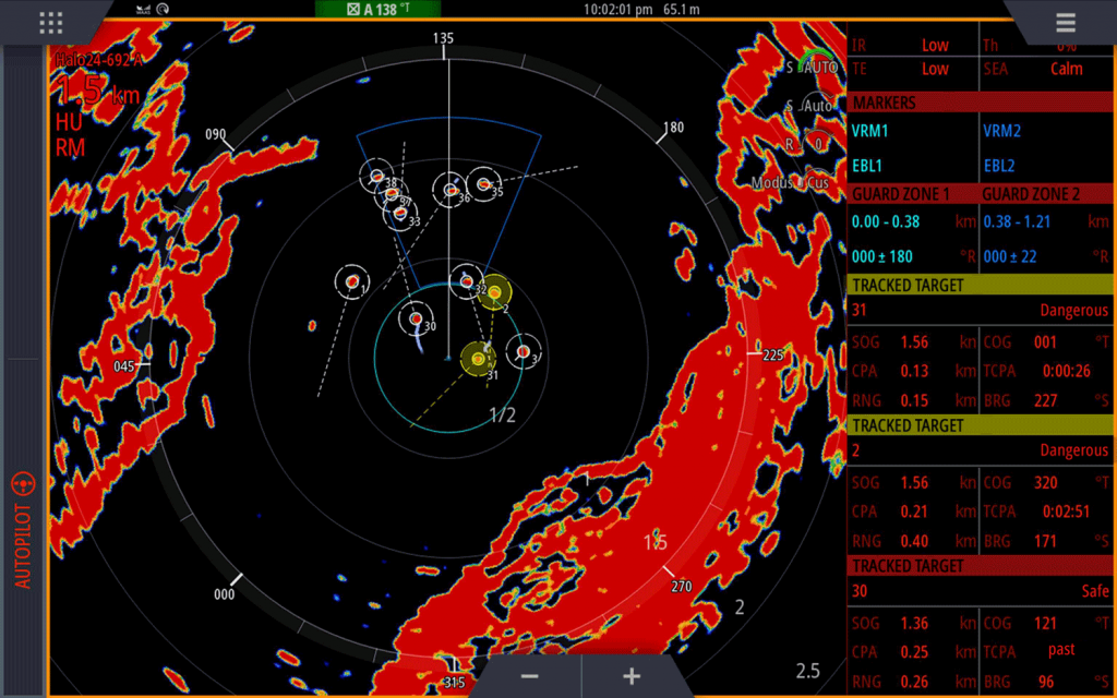 Simrad Dangerous Target Alert